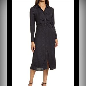 Halogen Black Long Sleeve Dress